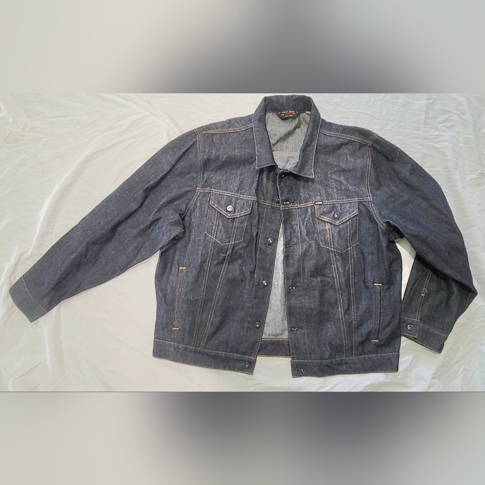Polo Jean Company Mens XL Denim Trucker jacket like new